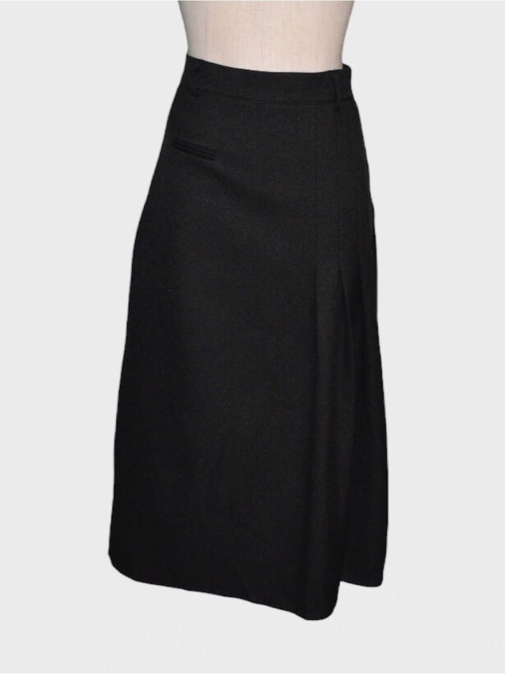 Fashion Pleated A Line Midi Skirt